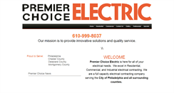 Desktop Screenshot of premierchoiceelectric.com